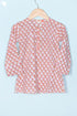 Cotton Boys Kurta Pajama Set With Vest In Floral Block Print